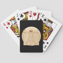 Da Vinci Vitruvian Man Spelkort