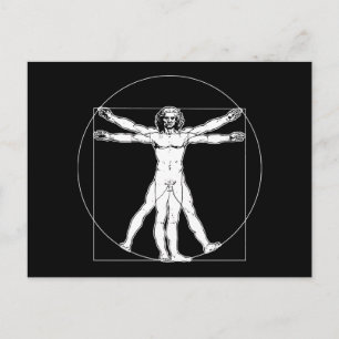Da Vinci Vitruvian Man-vykort Vykort