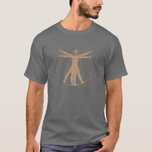 Da Vinci Vitruvian manT-tröja Tee Shirt