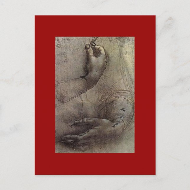 da Vinci-vykort Vykort (Framsida)