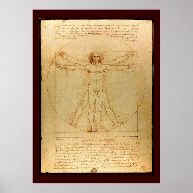 Da Vinci's Cosmic Man Poster (Framsidan)