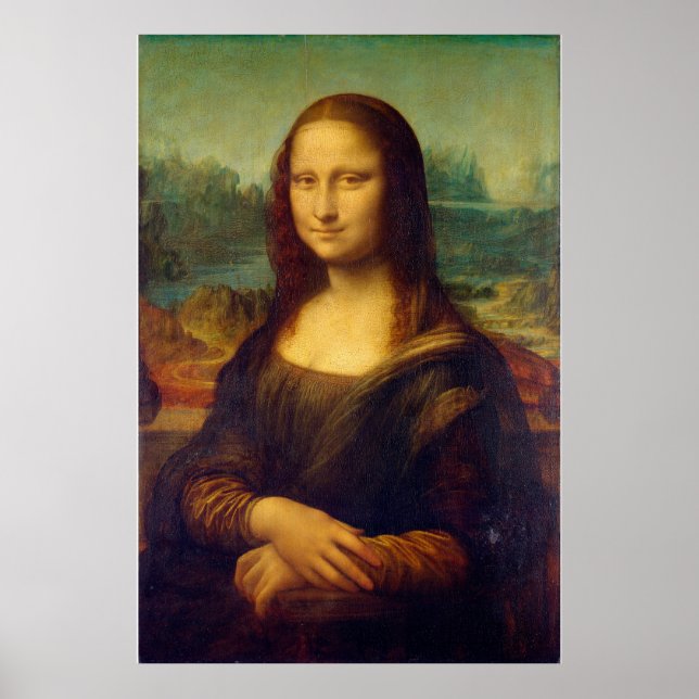 Da Vincis Mona Lisa Poster (Framsidan)