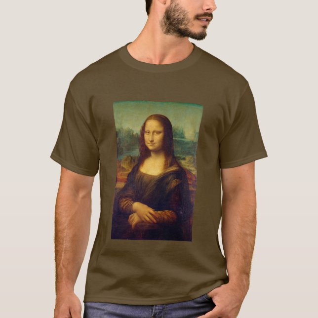 Da Vincis Mona Lisa T Shirt (Framsida)