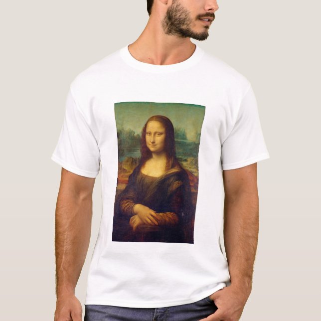 Da Vincis Mona Lisa T Shirt (Framsida)