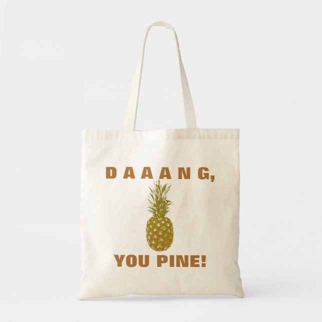 Daaang You Gräs Tote Bag Tygkasse (Framsidan)