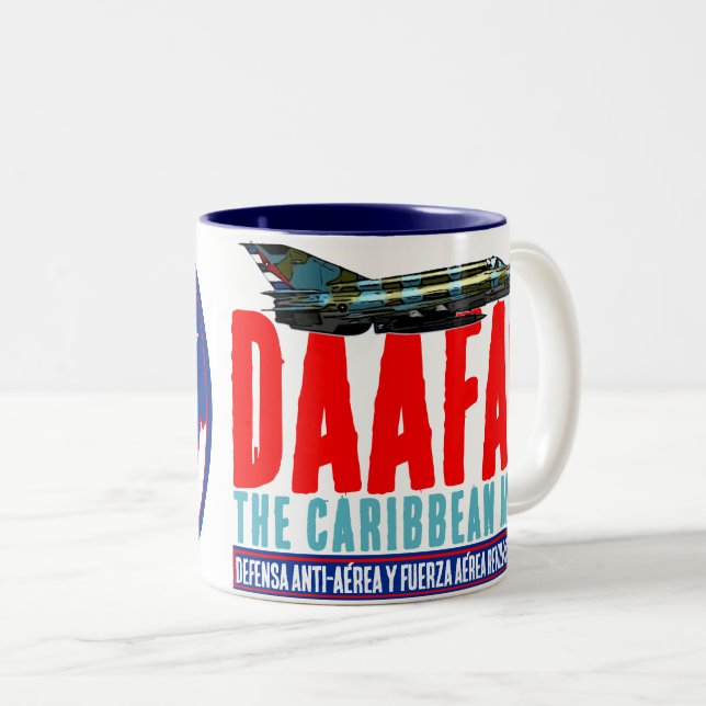 DAAFAR Karibiska Migs Två-Tonad Mugg (Framsida höger)