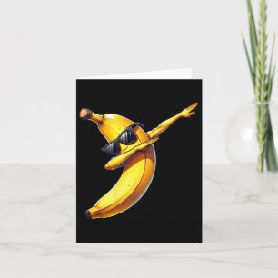 Dab Banana Dancing Dabbing Banana Fruit Meme 1 Kort