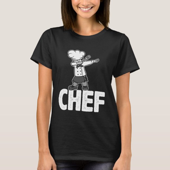 Dab Dabbing Chef Cooking Guru  Cook Retro Culinary T Shirt (Framsida)
