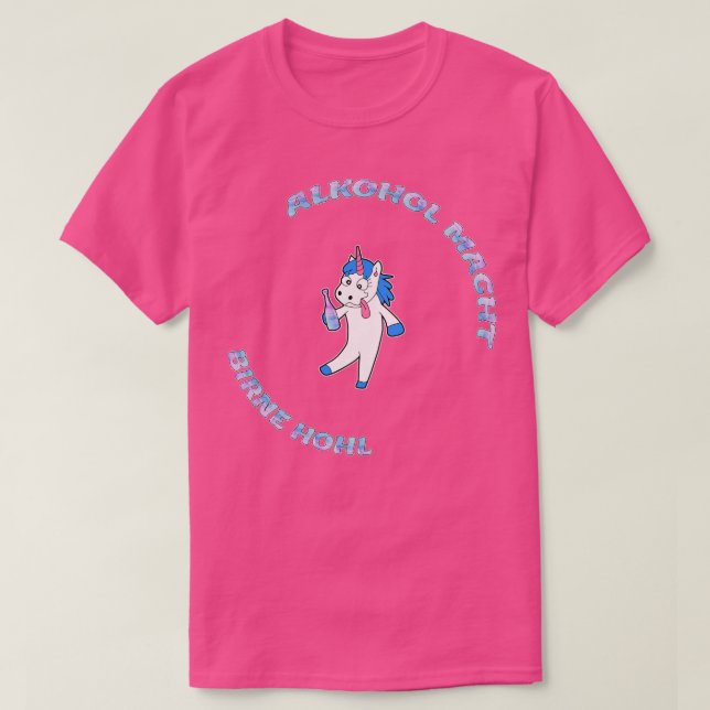 Dab Dabbing Party Disco Drunk Beer Unicorn T Shirt (Design framsida)