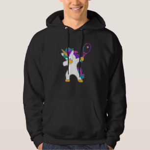 Dab Dabbing Unicorn tennis Clothing Spelande Unico Hoodie