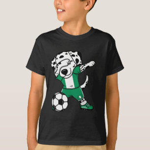 Dab Dalmatian Nigeria Fotboll Fans Tröja Nigerians