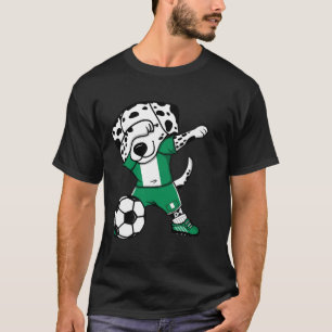 Dab Dalmatian Nigeria Fotboll Fans Tröja Nigerians