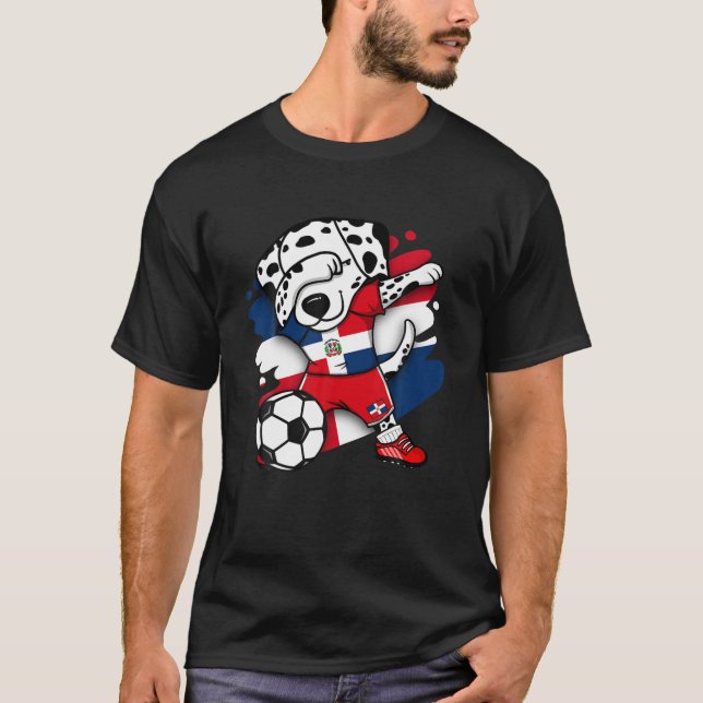 Dab Dalmatien Dominikanska republiken Ocer Fläkt J T Shirt (Framsida)