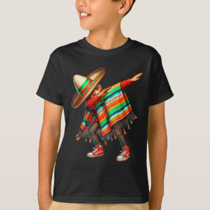 Dab Dance Dabbing Mexican Poncho Cinco De Mayo Man T Shirt