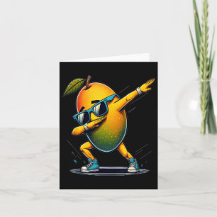 Dab Dance Mango Funny Dancing Dabbing Fruit Kort