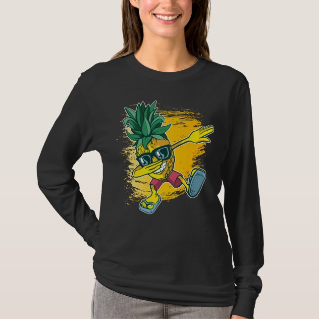 dab dans dabba ananas t shirt (Framsida)