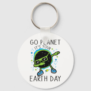 Dab Earth Solar Eclipse Go Planet din jord D Nyckelring