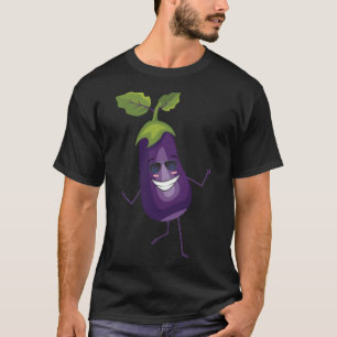 Dab Eggplant Dancing Dabbing Eggplant Fruit T Shirt