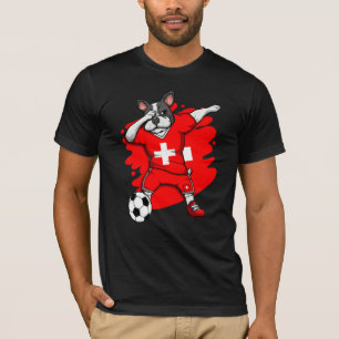Dab Fransk Bulldog Schweiz Ocer Fläkt Jersey T Shirt