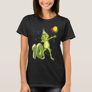 Dab Frog 10:e födelsedagen 10 år gammal Bday Kid T Shirt