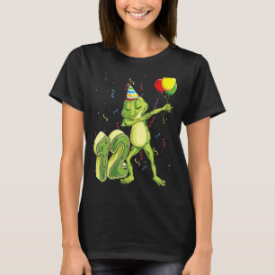 Dab Frog 12:e Birthday Tolv 12 år gammal Bday Ki T Shirt