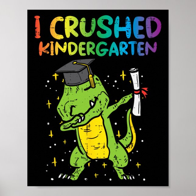 Dab jag krossade Kindergarten förra dagen, Student Poster (Framsidan)
