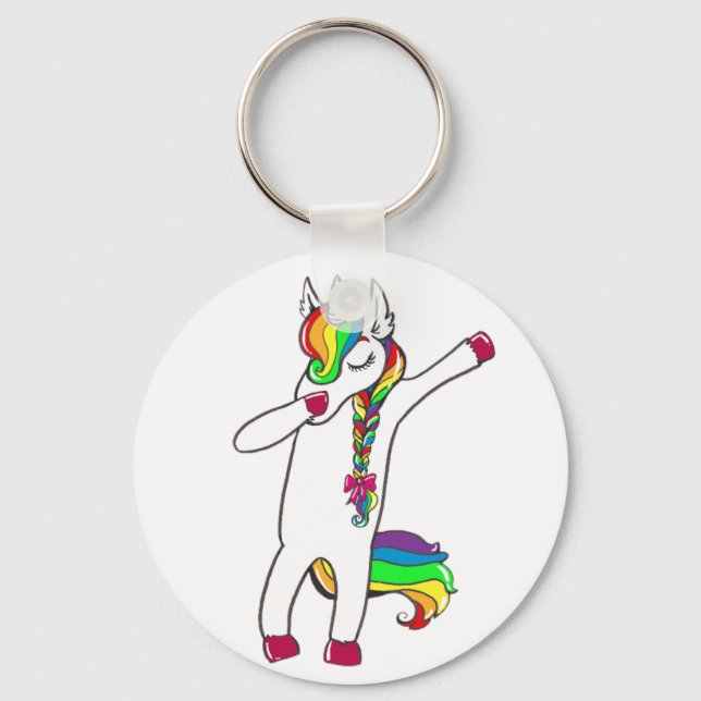 Dab licorne nyckelring (Framsida)