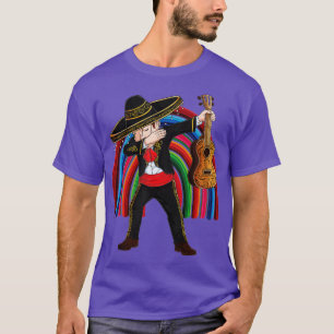 Dab Mexican Mariachi Costume Charro Cinco De Mayo T Shirt