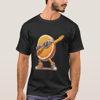 Dab Orange Segce Dancing Dabbing Orange Fruit T Shirt