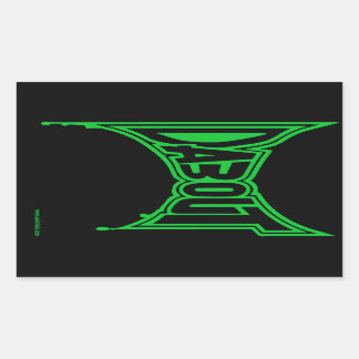 "Dab Out" - Stickers, Glossy Rektangulärt Klistermärke