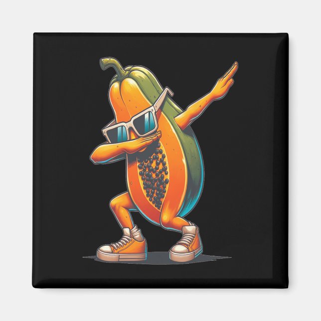 Dab Papaya Dancing Dabbing Papaya Fruit with Sungl Magnet (Framsidan)