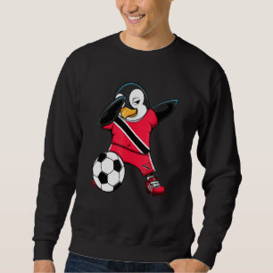 Dab Penguin Trinidad och Tobago Ocer Fläkt Jersey Lång Ärmad Tröja