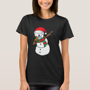 Dab Snögubbe, helgdag T Shirt
