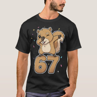 Dabba 67 Ekorre 67 Rolig Sex Sju Gen Z T Shirt