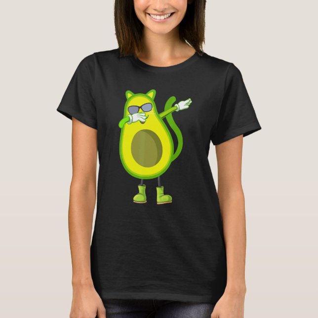 Dabba Avokado katt avokato T Shirt (Framsida)