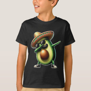 Dabba Avokado Rolig Vegan Mat Älskare Cinco De Ma T Shirt