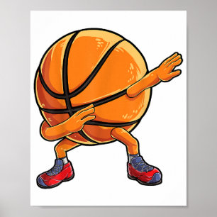 Dabba basketboll rolig pojkar män kvinnor sport poster