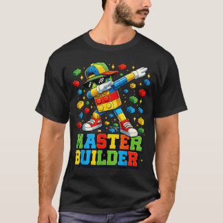 Dabba Block Byggsten Master Builder för T Shirt