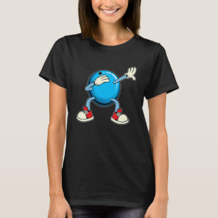 Dabba bowlingklot kägel man kvinnor barn bollfant t shirt