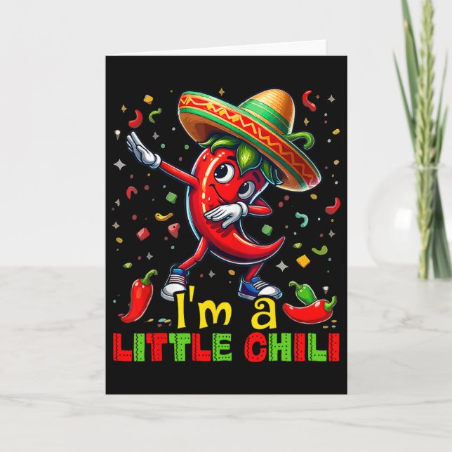 Dabba Chilipeppar Cinco De Mayo Barntröjor Mex Kort (Framsida)
