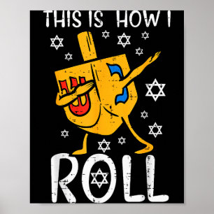 Dabba Dreidel Ful Hanukkah Rolig Chanukah Män Kvin Poster