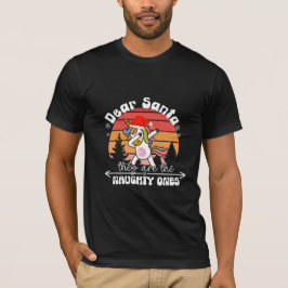 Dabba Enhörning Rolig Jul T Shirt