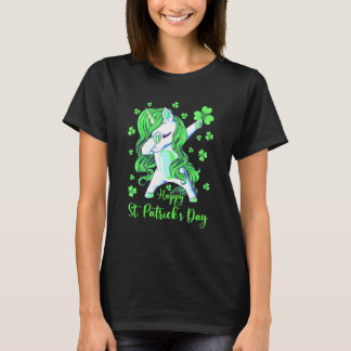 Dabba Enhörnings Shamrocks Det Är St Patricks Day T Shirt