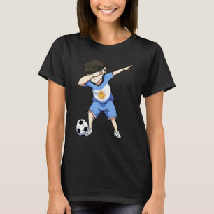 Dabba fotboll Argentina Pojke Argentinsk fotboll T Shirt