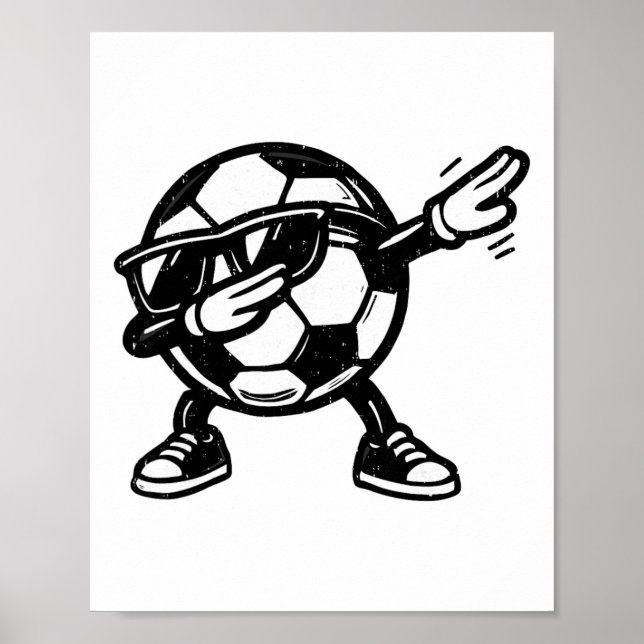 Dabba fotboll Ll Rollig sport spelare Dab dans Foo Poster (Framsidan)