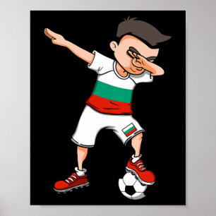Dabba fotbollspojke - Bulgarien tröja bulgarisk Fo Poster