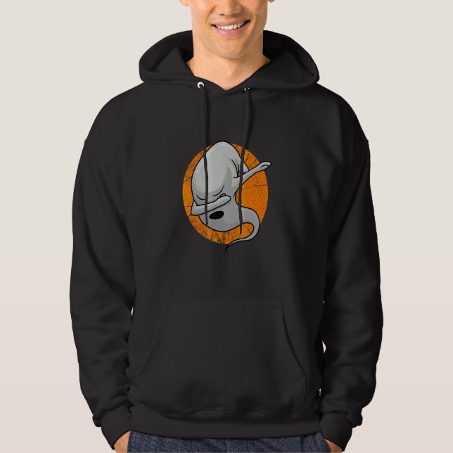 Dabba Halloweenanda Boo Dab Cool Kostym Hoodie (Framsida)