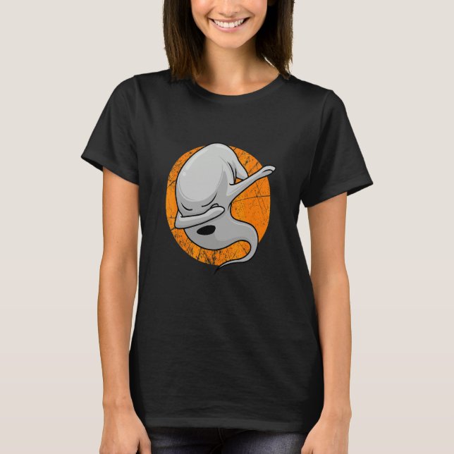 Dabba Halloweenanda Boo Dab Cool Kostym T Shirt (Framsida)