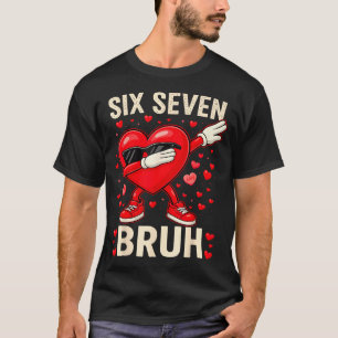 Dabba hjärta 67 Bruh Rolig Mäns Barn Pojkar Valent T Shirt