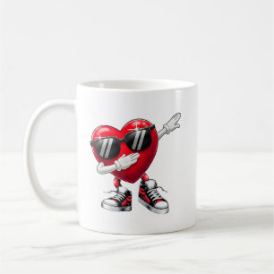 Dabba hjärta Cool kärlek Alla hjärtans dag Kaffemugg